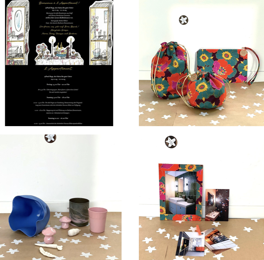 Paul Mags Adventsmarkt Aussteller, Marie pour la toile, Atelier Klickar Inneneinrichtung, Architektur, Fanny Töpferei