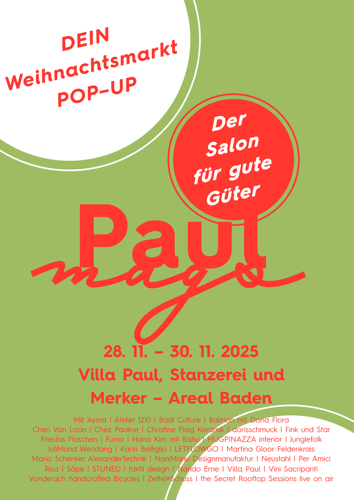 Paul Mags Weihnachtslieder Pop Up von der Villa Paul