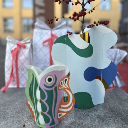 Geschenkideen von Villa Paul Fisch Vase aus Papier Geschenkideen von Villa Paul Fisch Vase aus Papier